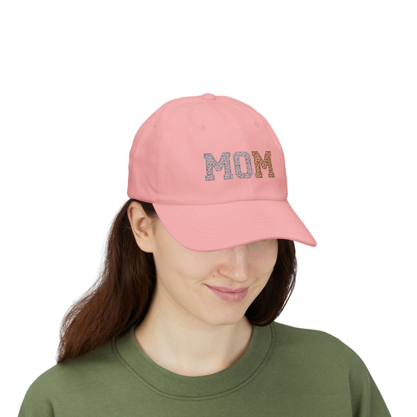 Leopard Print Mom Classic Dad Cap - Stylish and Adjustable Hat for Moms
