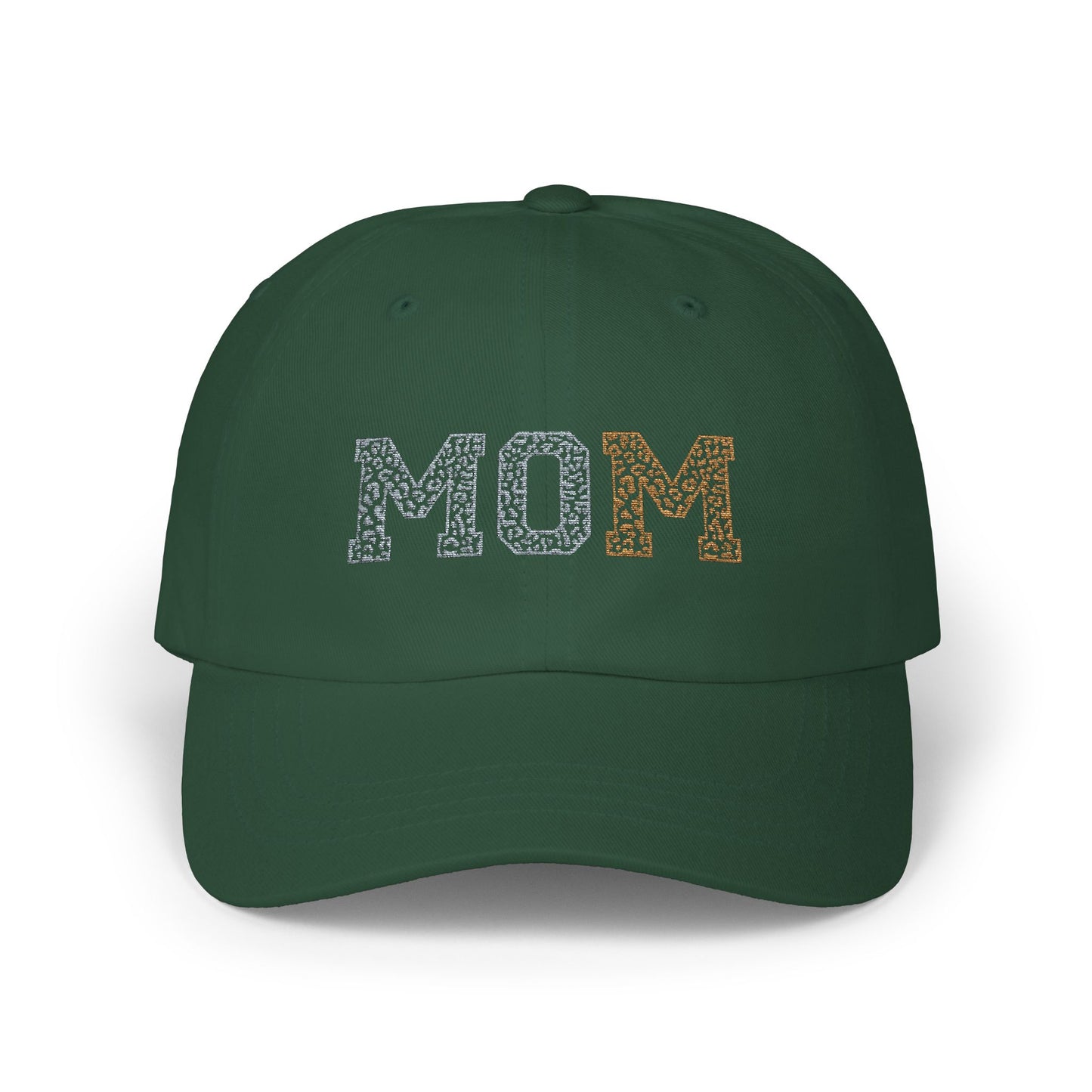 Leopard Print Mom Classic Dad Cap - Stylish and Adjustable Hat for Moms