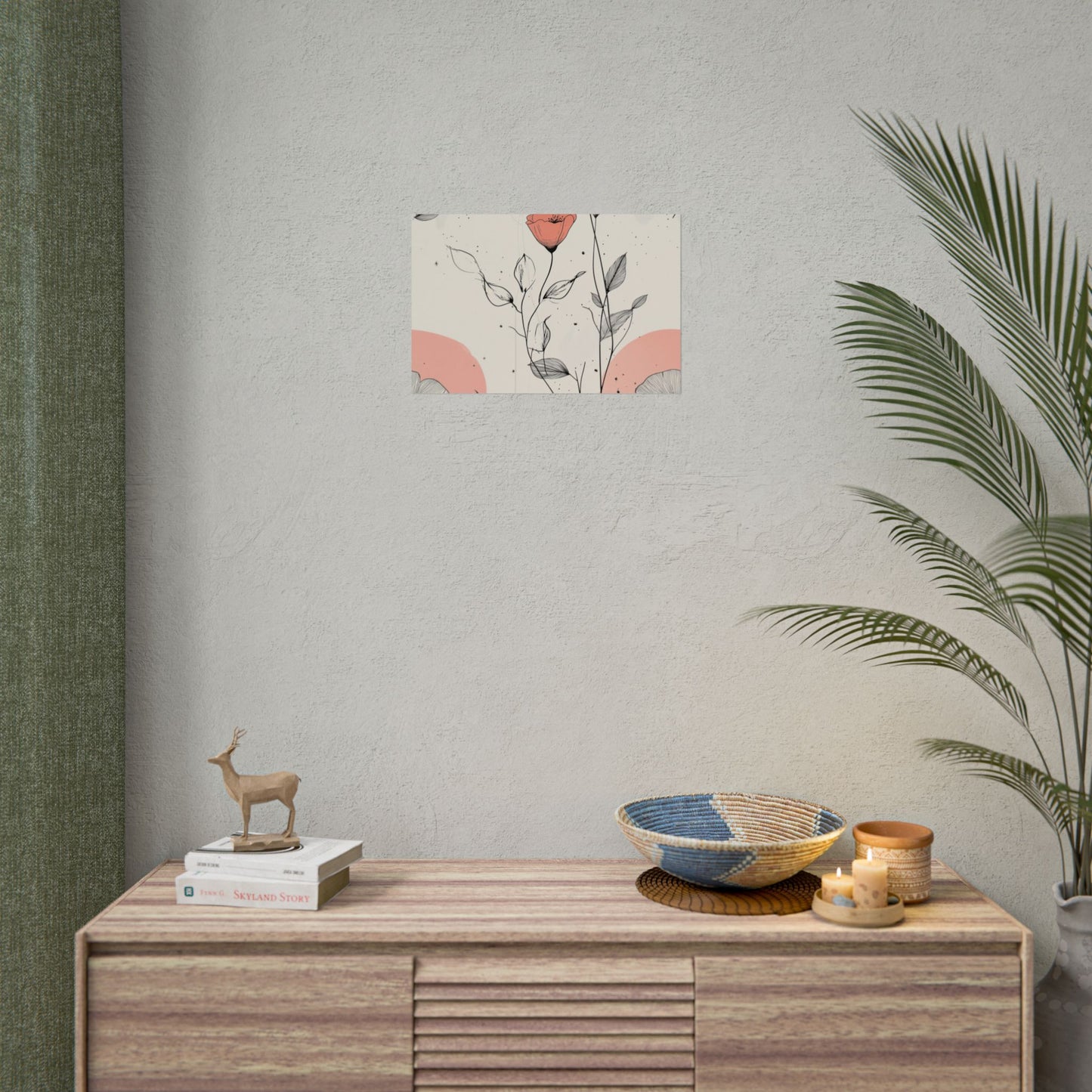 Botanical Floral Wall Art Poster - Elegant Home Decor