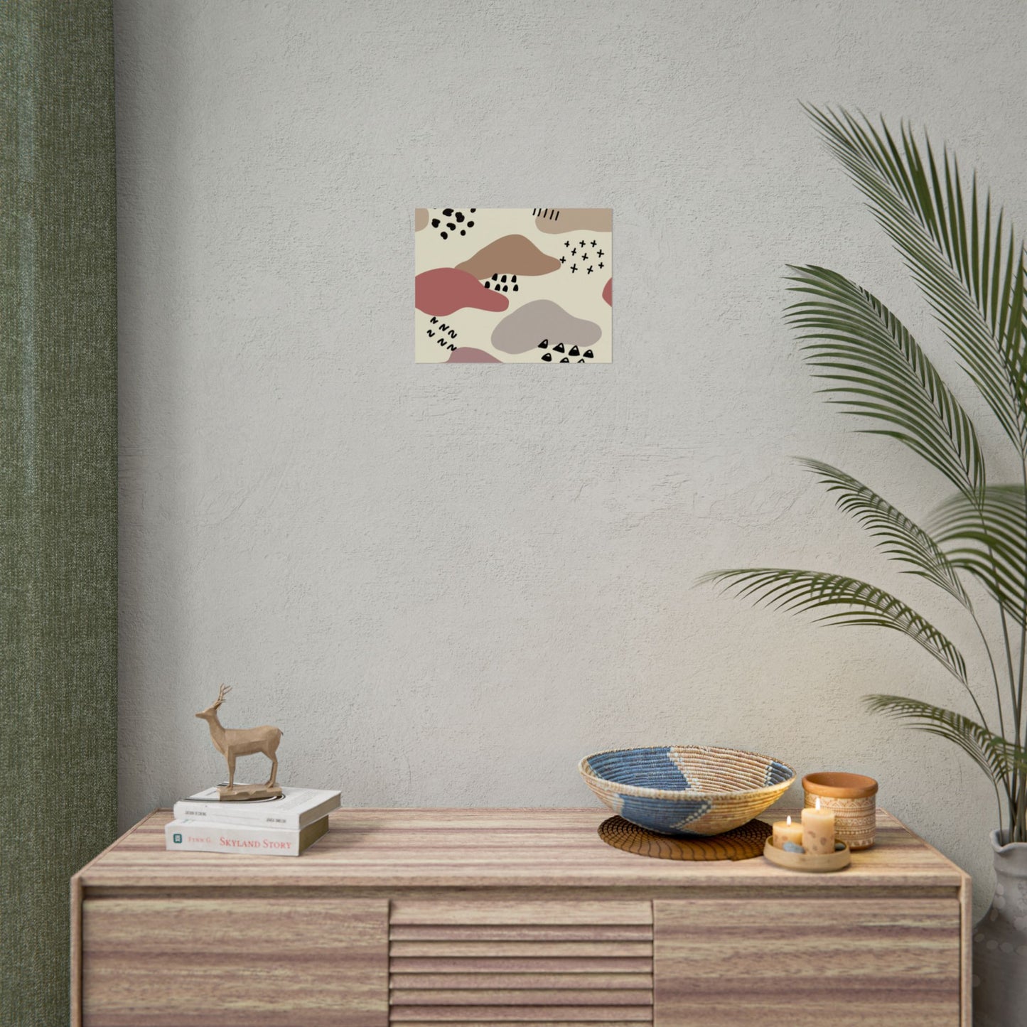 Abstract Shapes Wall Art Poster - Modern Decor for Home & Office