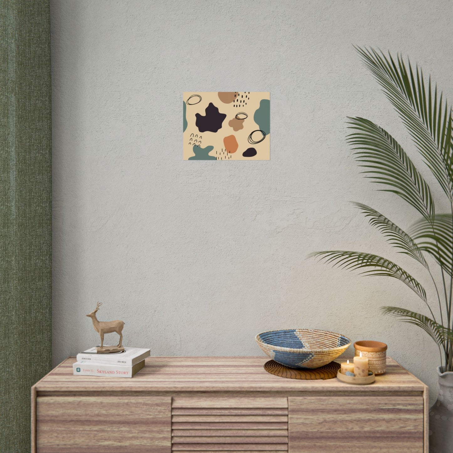 Abstract Shapes Rolled Posters - Modern Wall Art for Home Decor