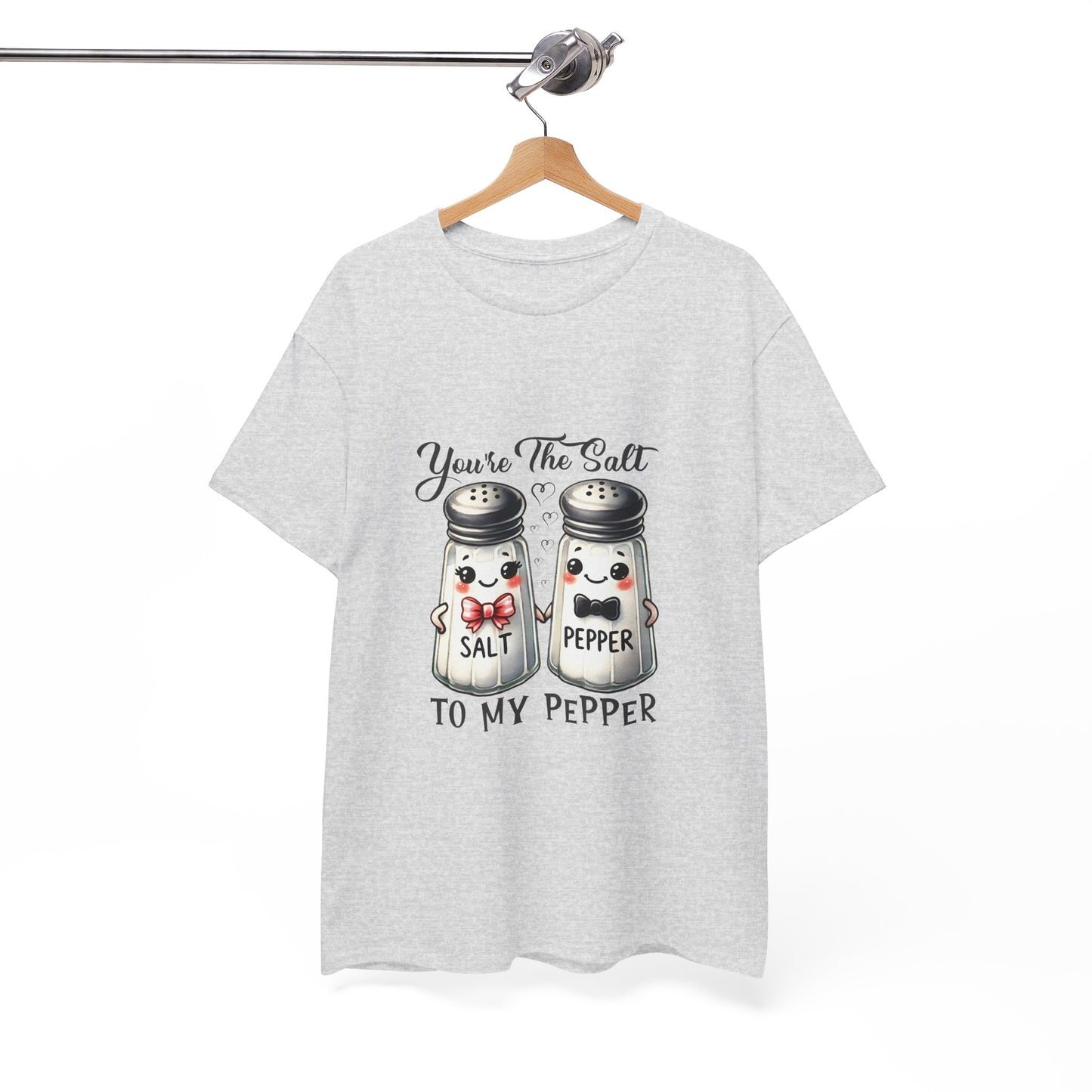 You're The Salt To My Pepper Unisex Heavy Cotton Tee - Cute Couple Shirt