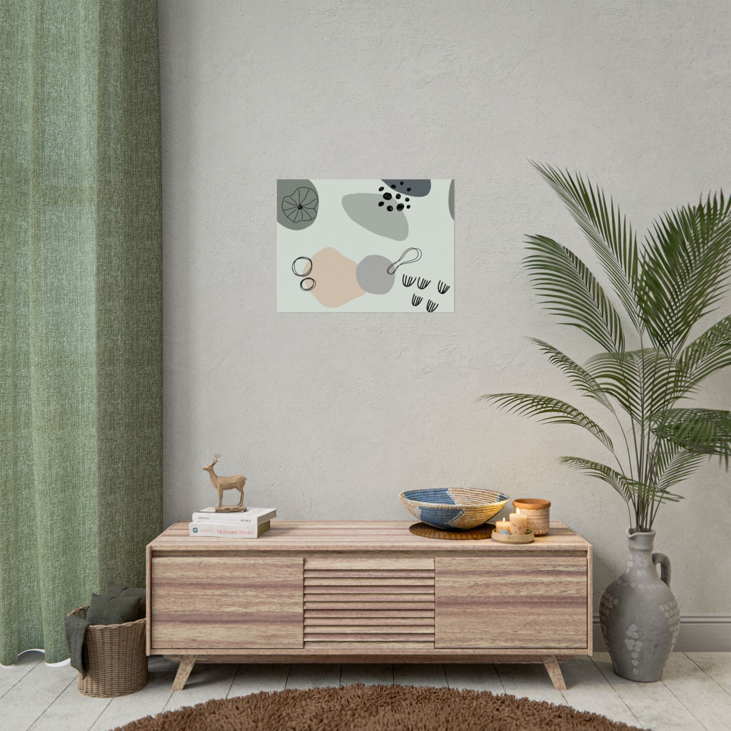 Abstract Art Rolled Posters - Minimalist Home Decor for Modern Living