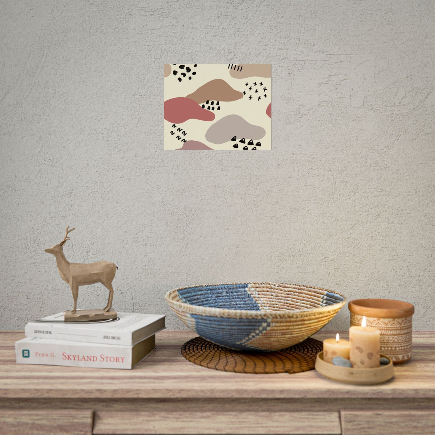 Abstract Shapes Wall Art Poster - Modern Decor for Home & Office