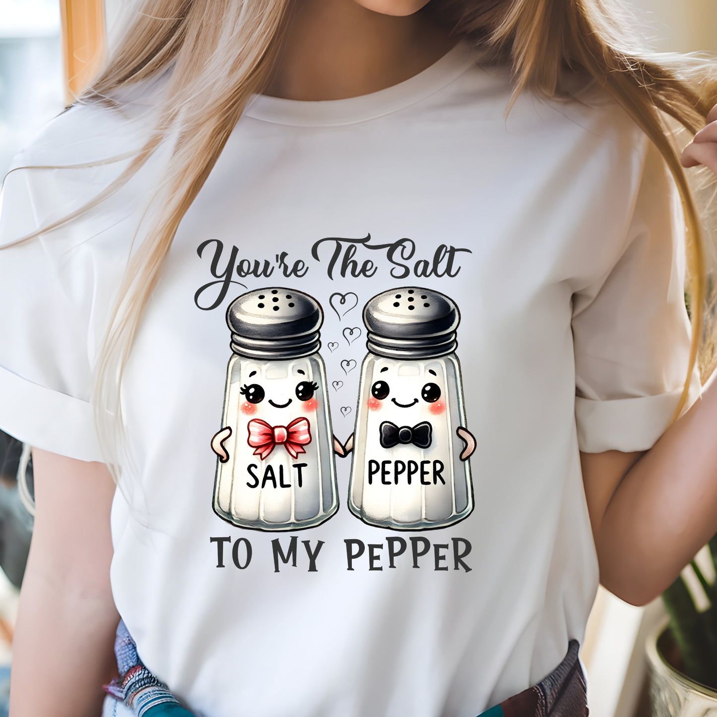 You're The Salt To My Pepper Unisex Heavy Cotton Tee - Cute Couple Shirt