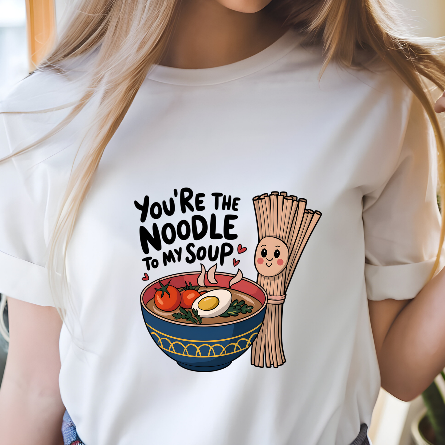 You're the Noodle to My Soup Unisex Heavy Cotton Tee
