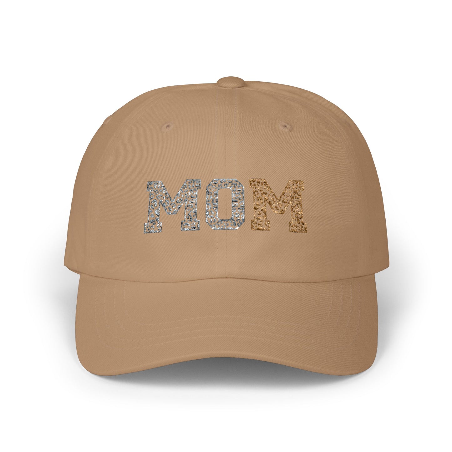 Leopard Print Mom Classic Dad Cap - Stylish and Adjustable Hat for Moms