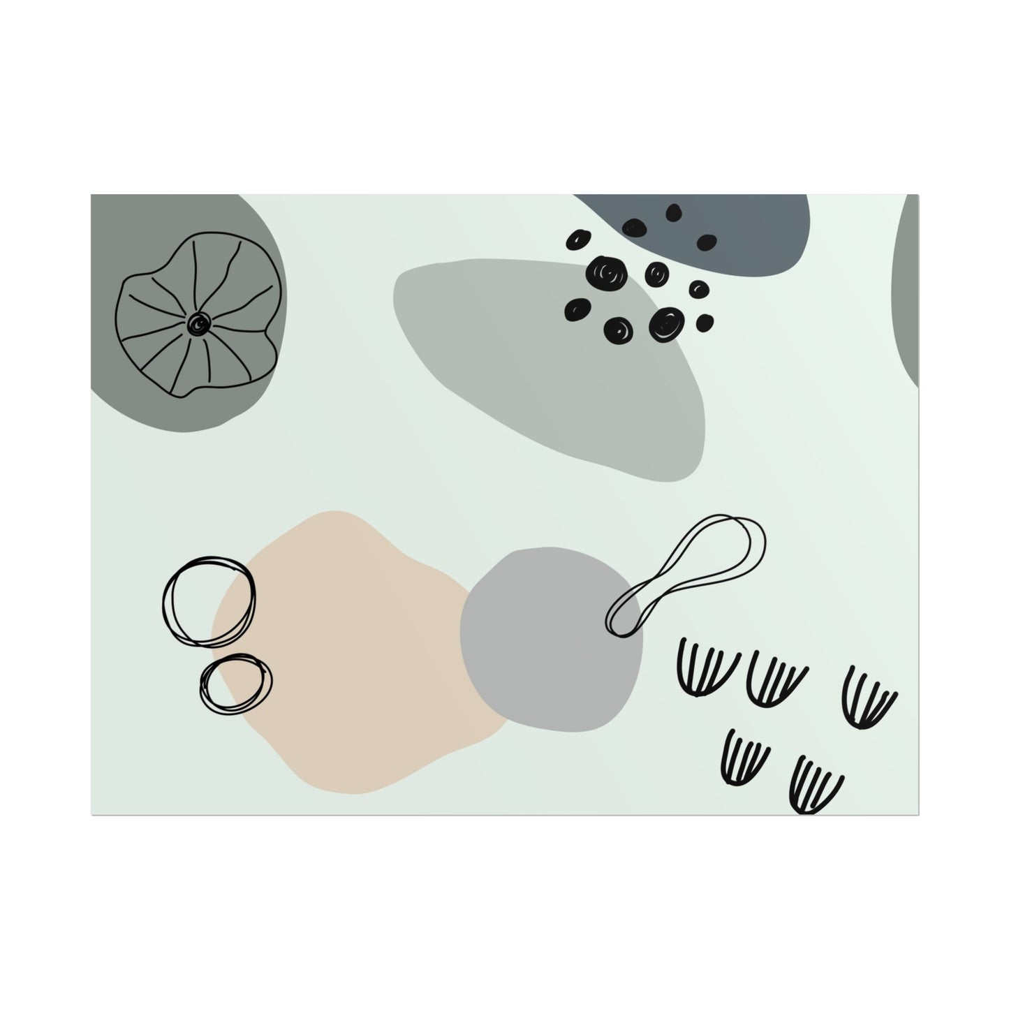 Abstract Art Rolled Posters - Minimalist Home Decor for Modern Living