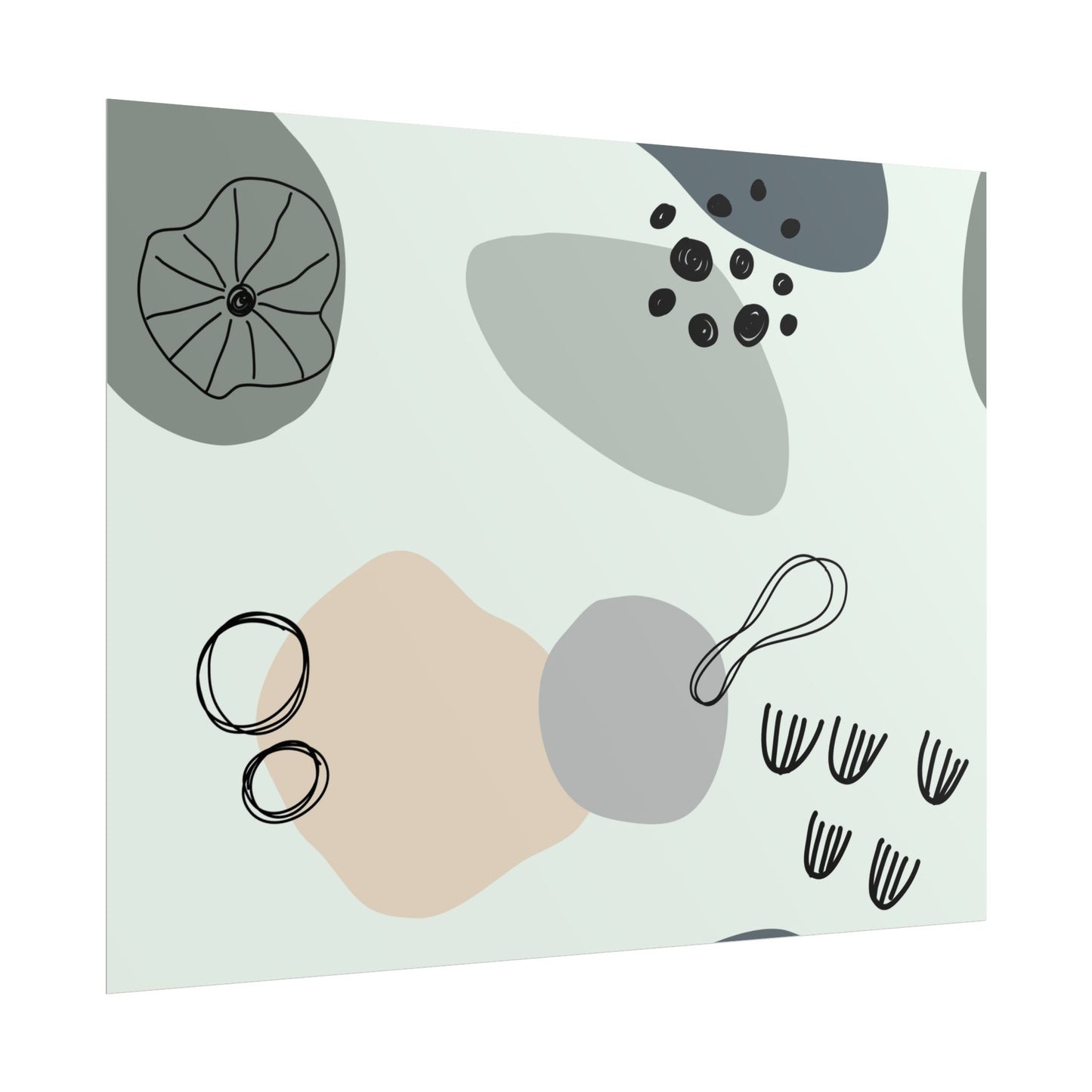 Abstract Art Rolled Posters - Minimalist Home Decor for Modern Living