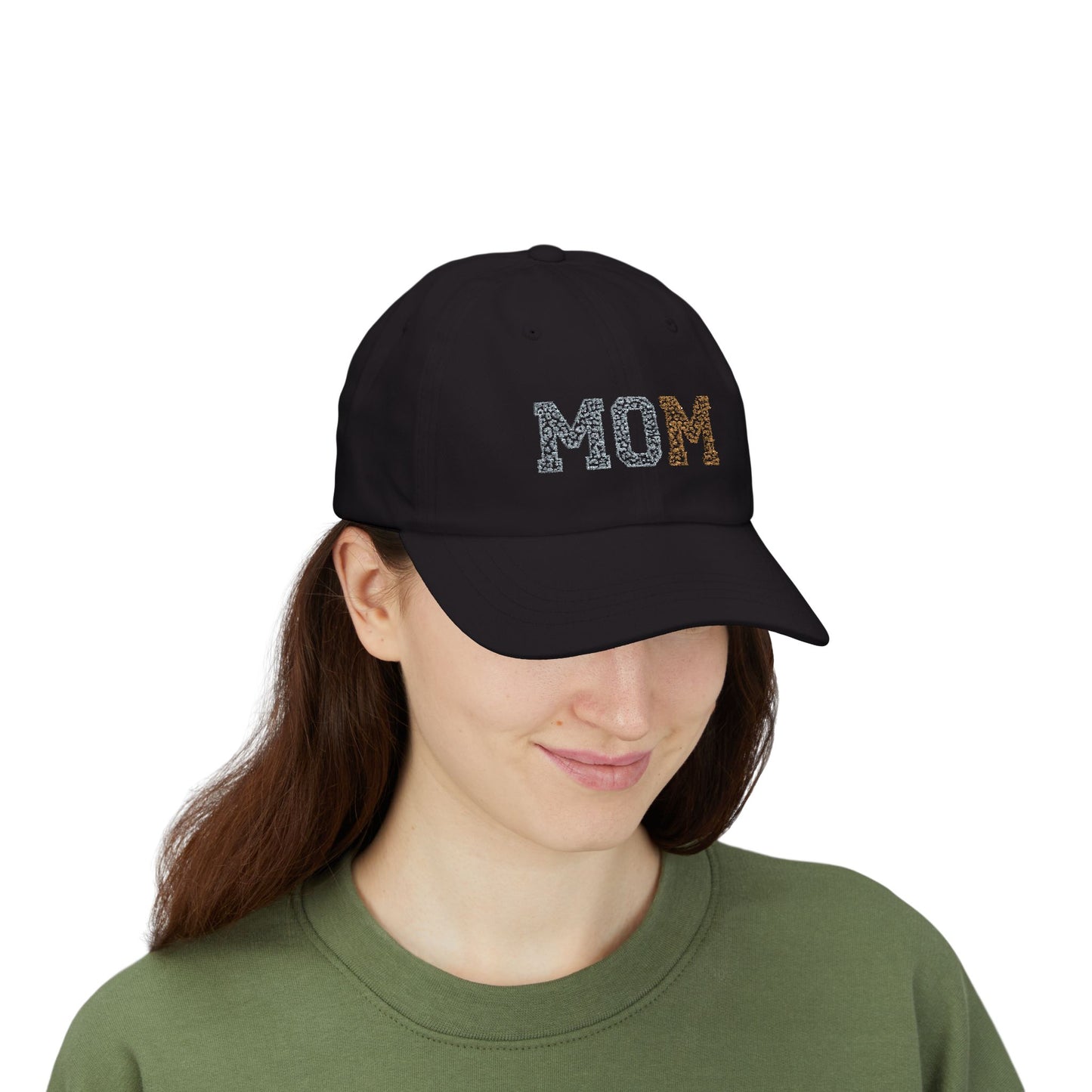 Leopard Print Mom Classic Dad Cap - Stylish and Adjustable Hat for Moms