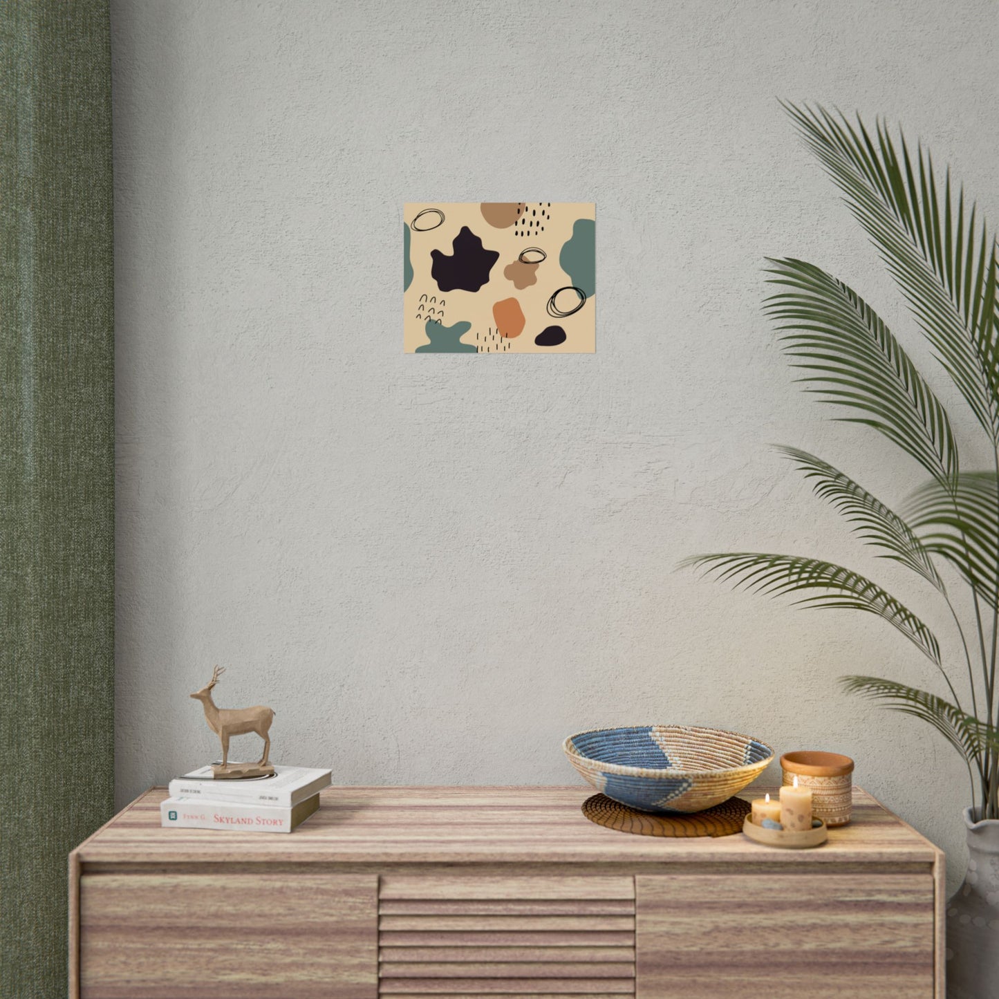 Abstract Shapes Rolled Posters - Modern Wall Art for Home Decor