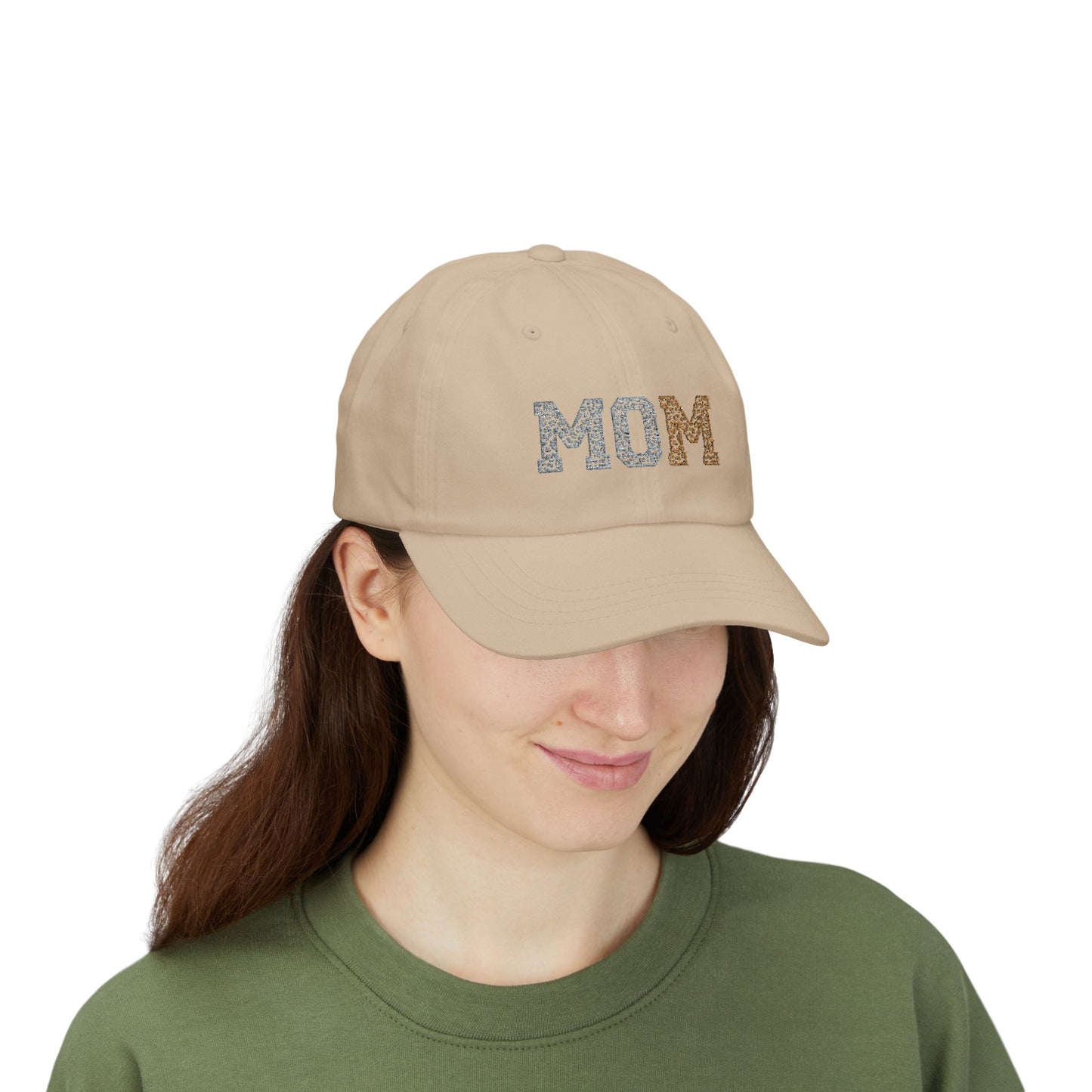 Leopard Print Mom Classic Dad Cap - Stylish and Adjustable Hat for Moms