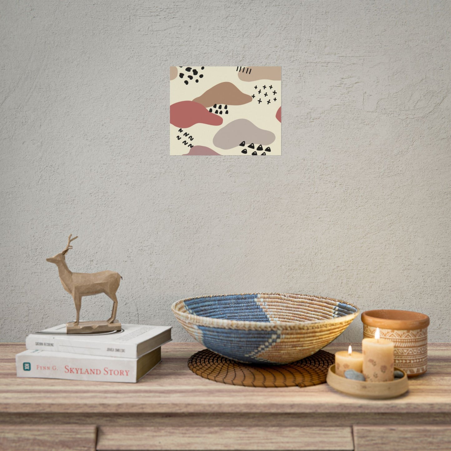 Abstract Shapes Wall Art Poster - Modern Decor for Home & Office