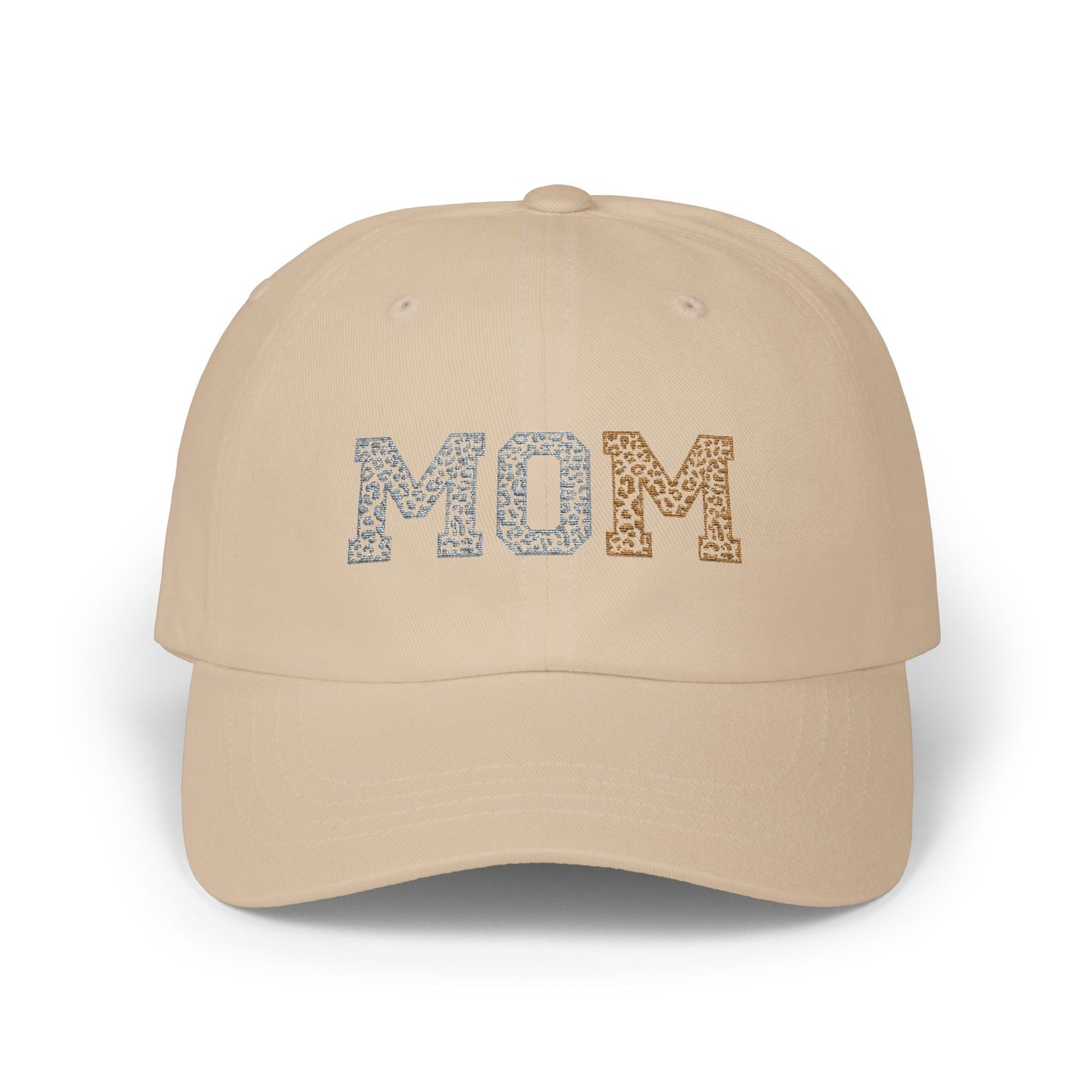 Leopard Print Mom Classic Dad Cap - Stylish and Adjustable Hat for Moms
