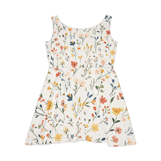 Floral Women's Skater Dress - Perfect for Spring Celebrations