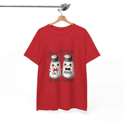 You're The Salt To My Pepper Unisex Heavy Cotton Tee - Cute Couple Shirt