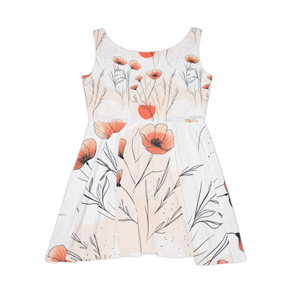 Floral Women's Skater Dress - Summer Vibes