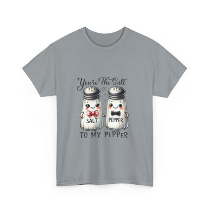 You're The Salt To My Pepper Unisex Heavy Cotton Tee - Cute Couple Shirt