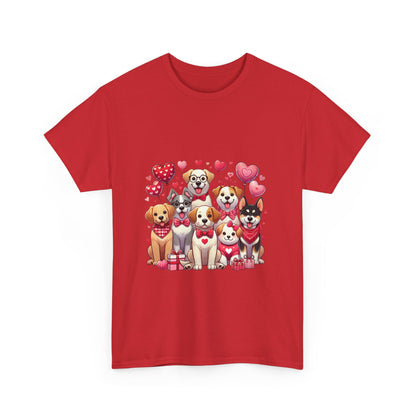 Adorable Dog Lovers Tee - Perfect for Valentine's Day!
