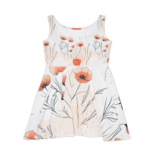 Floral Women's Skater Dress - Summer Vibes