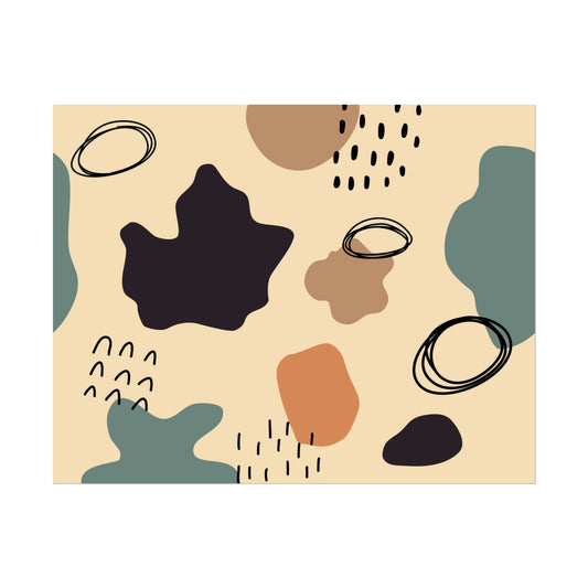 Abstract Print Wall Art Poster - Modern Home Decor