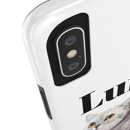 Custom Cat Phone Case featuring "Luna" - Tough & Stylish