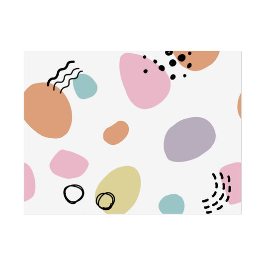 Abstract Design Rolled Posters - Colorful Wall Art for Home Decor