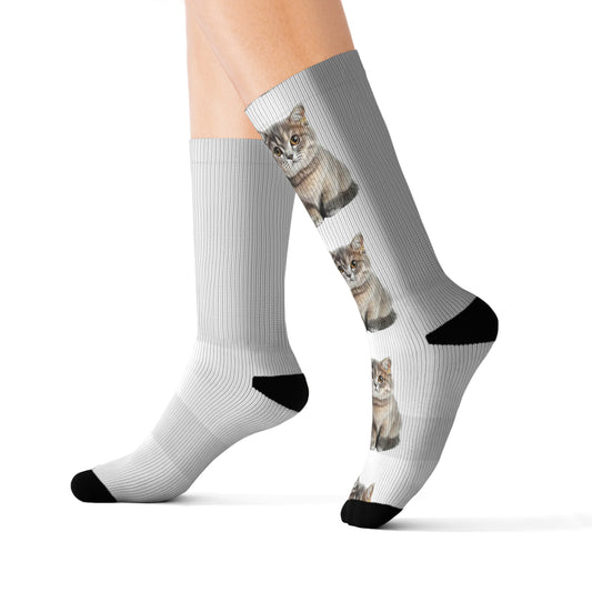 Custom Pet Portrait Socks - Fun & Comfy Gift for Animal Lovers