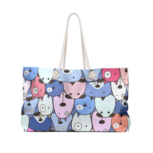 Playful Pet-Themed Weekender Bag - Perfect for Animal Lovers, Travel & Gifting