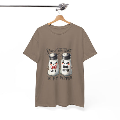 You're The Salt To My Pepper Unisex Heavy Cotton Tee - Cute Couple Shirt