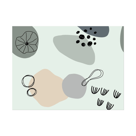 Abstract Art Rolled Posters - Minimalist Home Decor for Modern Living