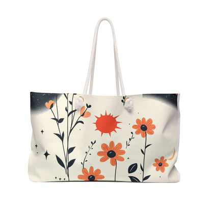 Bohemian Floral Weekender Bag - Perfect for Travel & Getaways