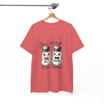 You're The Salt To My Pepper Unisex Heavy Cotton Tee - Cute Couple Shirt