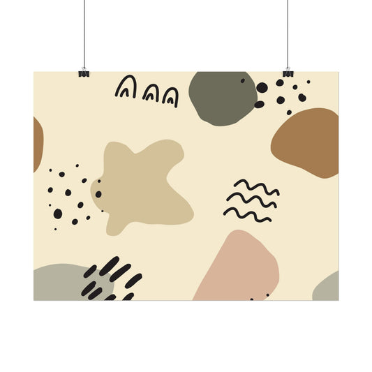 Abstract Art Rolled Posters - Modern Home Decor