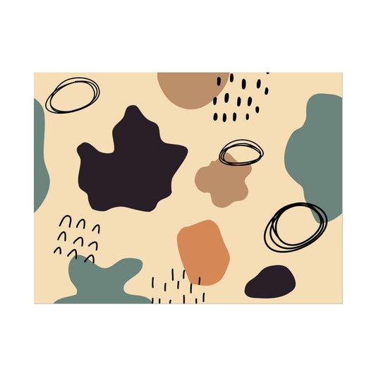 Abstract Print Wall Art Poster - Modern Home Decor