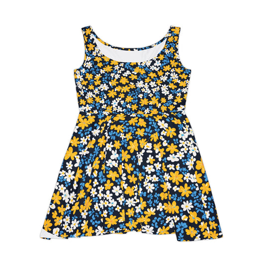 Floral Women's Skater Dress - Perfect for Spring Celebrations
