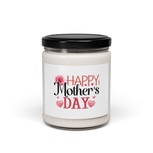 Happy Mother's Day Scented Soy Candle - 9oz Gift for Moms