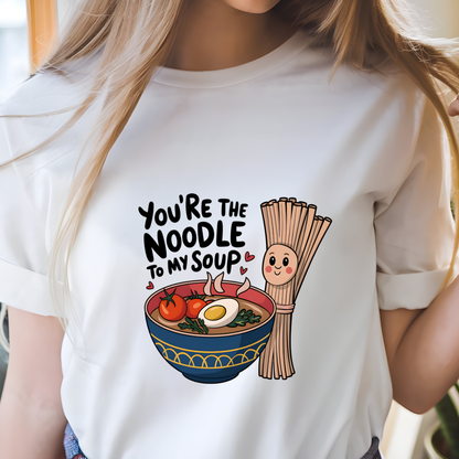 You're the Noodle to My Soup Unisex Heavy Cotton Tee