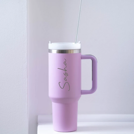Customizable Insulated Travel Mug - 40oz Perfect for Hot & Cold Beverages