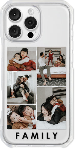 Personalized Clear Phone Case - Custom Family collection
