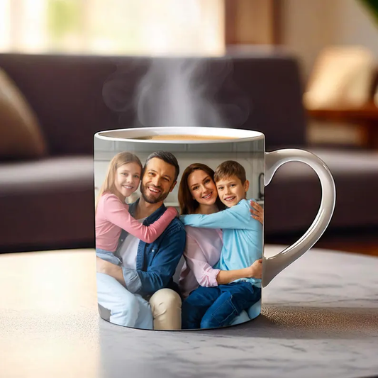 Personalized Ceramic Coffee Mug - Customizable 11oz & 15oz