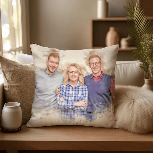 Customizable Square Canvas Pillow - Ideal for Home Decor and Gifts