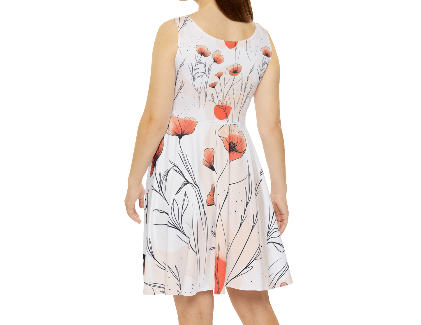 Floral Women's Skater Dress - Summer Vibes