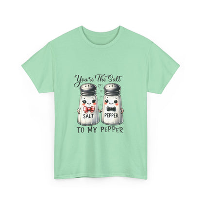 You're The Salt To My Pepper Unisex Heavy Cotton Tee - Cute Couple Shirt