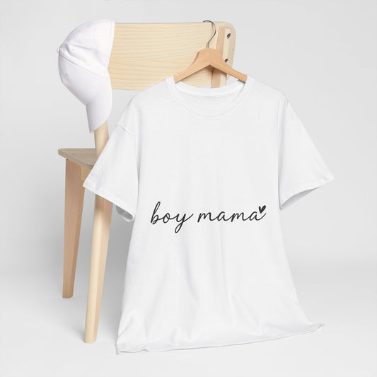 Boy Mama  Cotton Tee - Perfect Gift for Moms