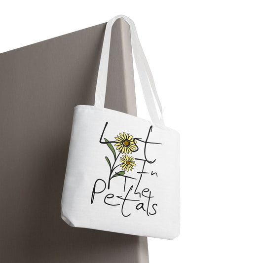 Cute Floral Tote Bag - "Lost In The Petals" - Perfect for Spring Outings and Gifts
