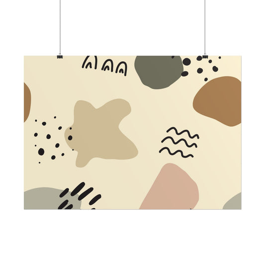 Abstract Art Rolled Posters - Modern Home Decor