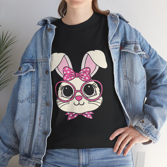 Cute Bunny Graphic Unisex Heavy Cotton Tee
