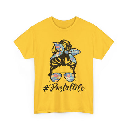 #Postallife Cotton Tee - Trendy Apparel for Postal Workers