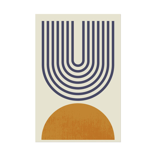 Boho Abstract Rolled Posters - Modern Art for Home Decor
